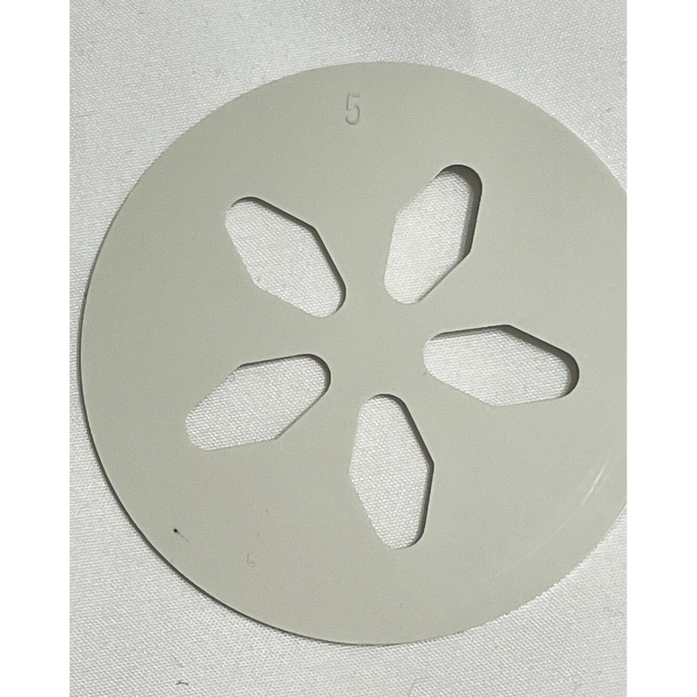 Pampered Chef Cookie Press Parts Cookie Disc # 5 Replacement Disc Fast Shipping